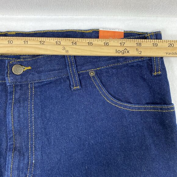RK Brand Work Jeans Mens‎ 38 x 26.5 Dark Wash Denim Relaxed Fit Straight NWT - Picture 10 of 11